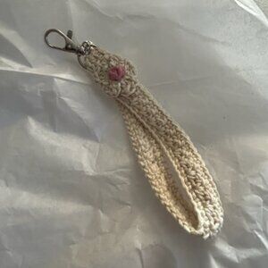 Handmade Crocheted Wristlet, Made with Love :)
